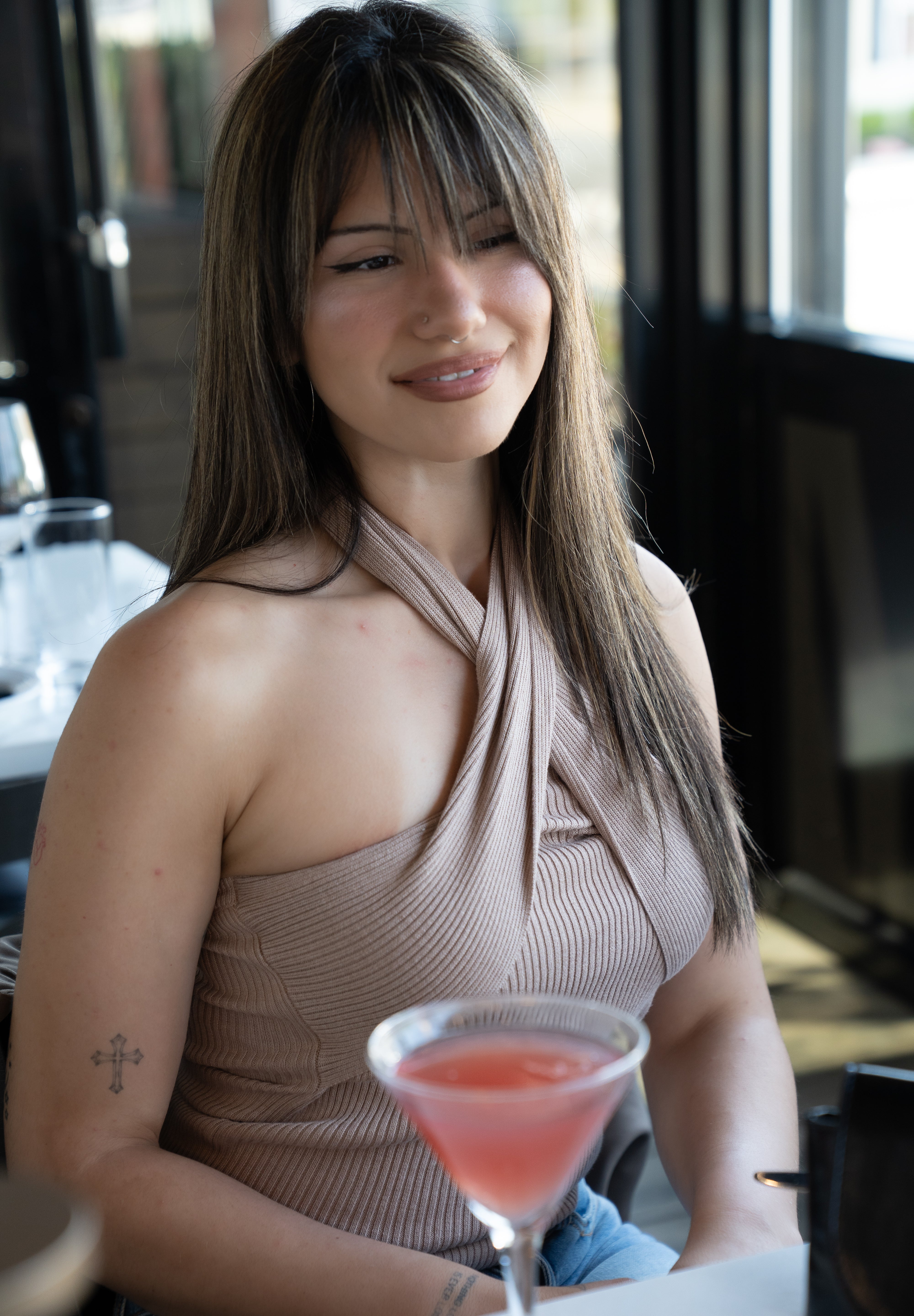 RIBBED HALTER