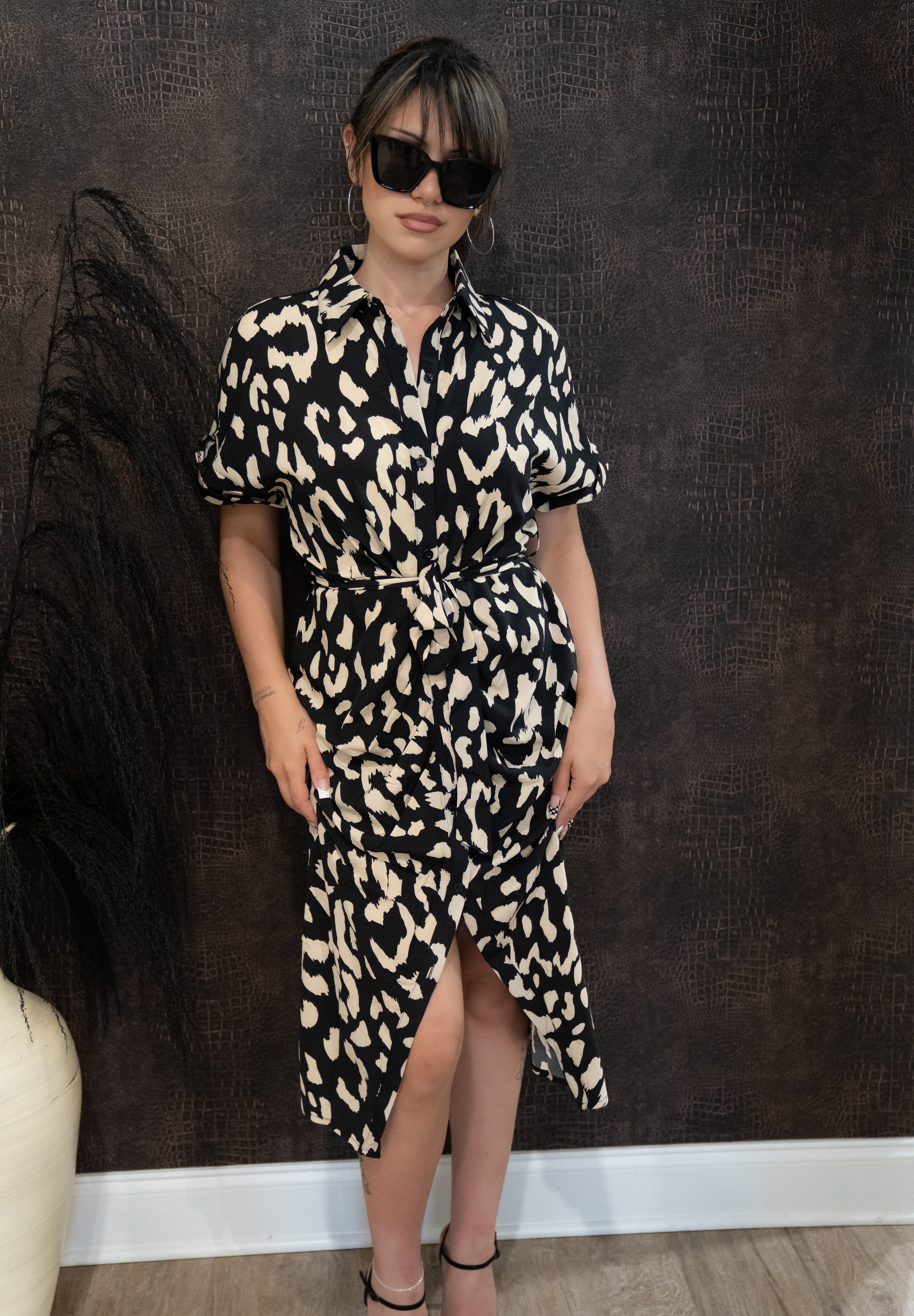 UPTOWN WRAP DRESS