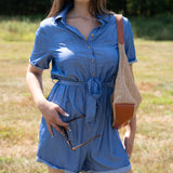 AUTUMN BLUES ROMPER