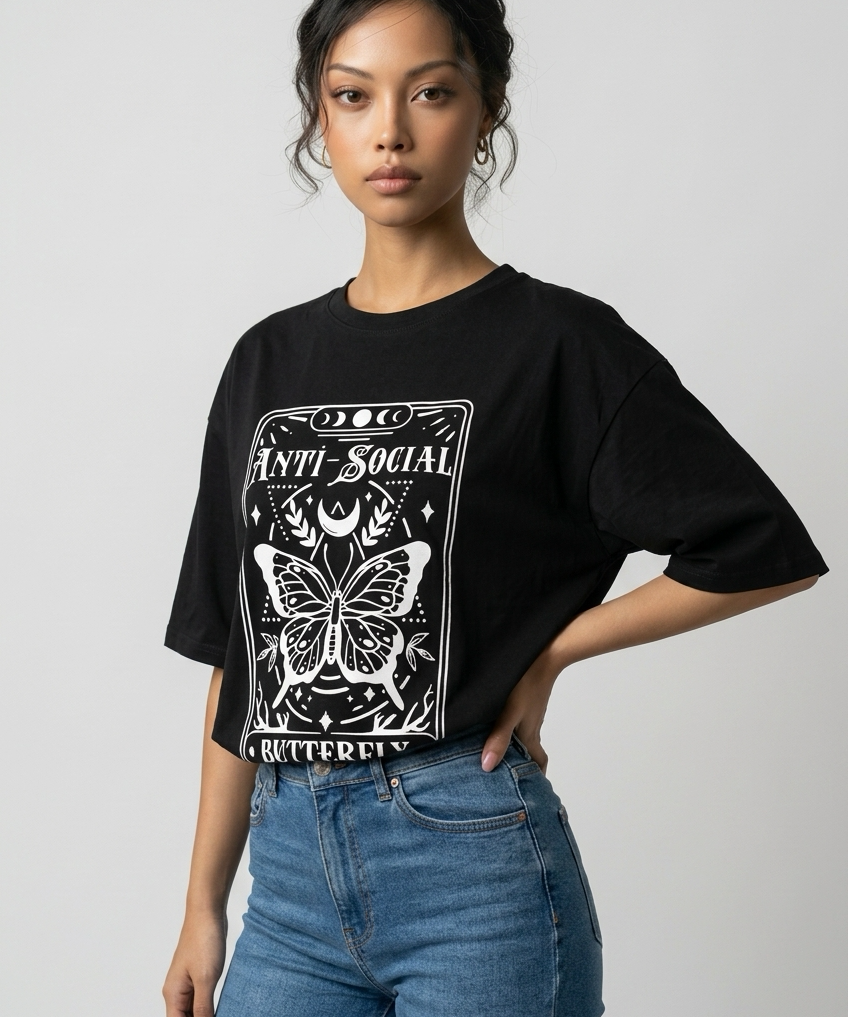 Anti-Social Butterfly Tee