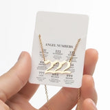 18K Gold-Plated Angel Number Necklaces