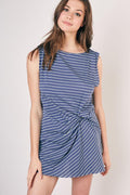 The Coastal Twist Tunic Top