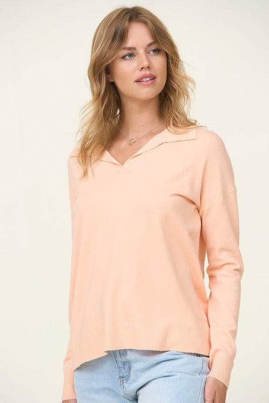Knit Collared Sweater