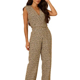 Holiday V-Neck Tweed Jumpsuit - Ivory Multi