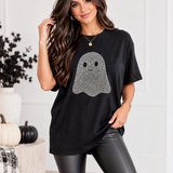 Boujee Boo Rhinestone Graphic Tee