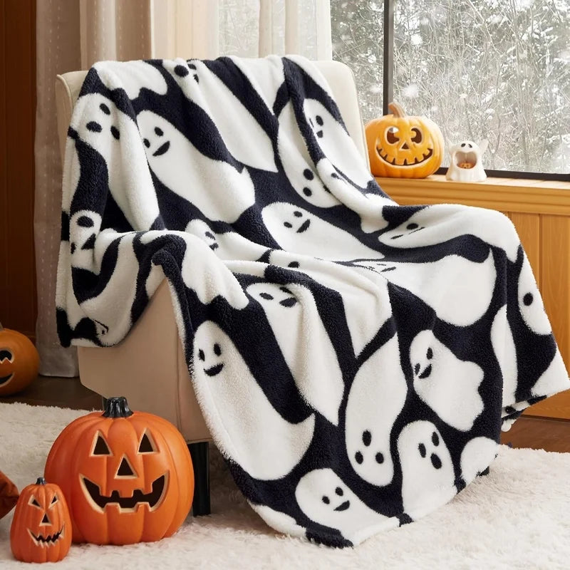 Halloween Ghost Throw Blanket