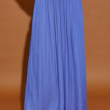 Royal Blue Twist Front Wide Leg Pants
