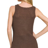 Knit Sweater Vest  by Zenana