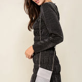Holiday Metallic Ruched Mini Dress