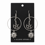 Cosmic Witch Hoop Earrings