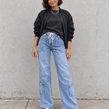 The Terrain Cargo Wide Leg Jeans