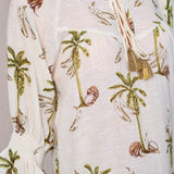Palm Print Shift Dress