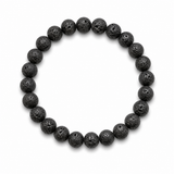 Lava Stone Crystal Bracelet