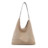 Soft Suede Slouch Shoulder Bag
