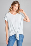The Effortless Tie-Front Tee