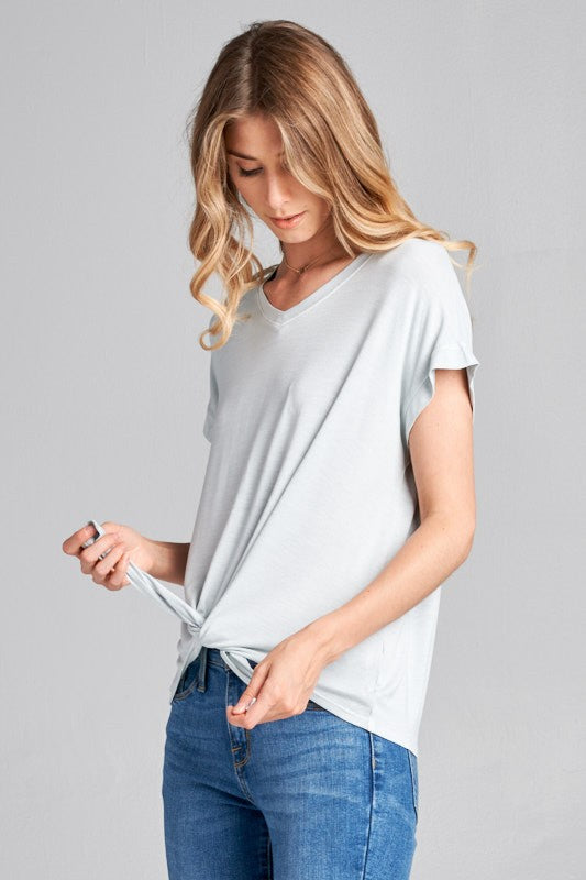The Effortless Tie-Front Tee