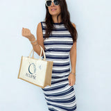 Crochet Maxi Dress with Slip