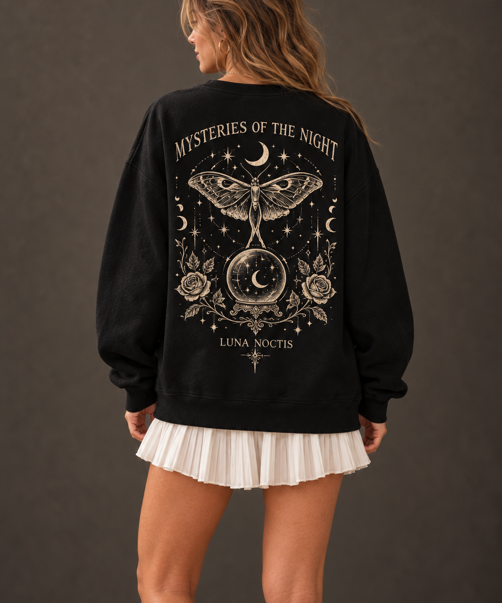 Mysteries of the Night Moth Crewneck - PREORDER SHIPS 10/7