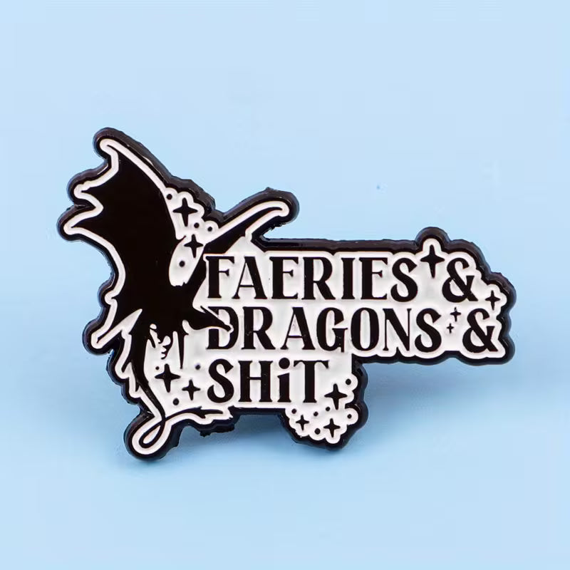Fairies & Dragons Enamel Pin