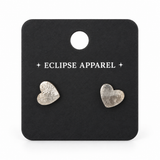Heart of Silver Stud Earrings