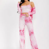 3pc Tie Dye Zip Up Sweat Set - Limited Edition Valentine's Day
