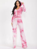 3pc Tie Dye Zip Up Sweat Set - Limited Edition Valentine's Day