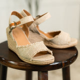 Arnold Natural Linen Wedges