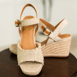 Arnold Natural Linen Wedges