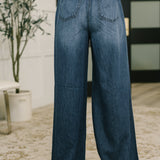 Ashley High Waist Featherweight Palazzo Jean