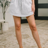 Call it What you Wanna Drawstring Skort in Grey