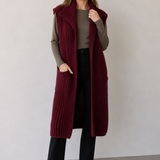 The Ember Cable Knit Duster Vest