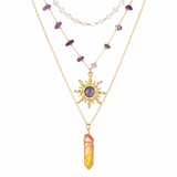 The Solar Alchemy Layered Necklace