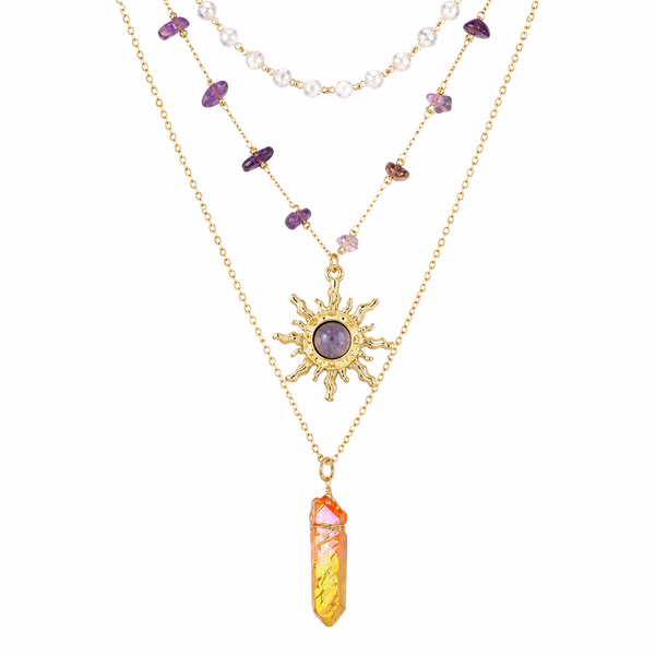 The Solar Alchemy Layered Necklace
