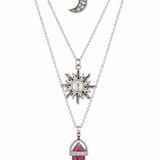 Pink Moon Prophecy Layered Necklace