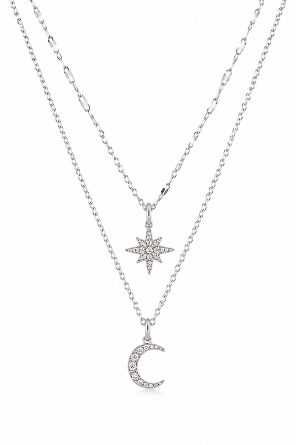 Starlit Alignment Layered Necklace