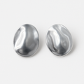 Silver Abstract Gold Plated Earring