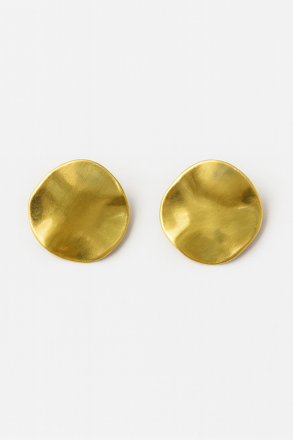 Mini Gold Abstract Earring 18K Gold Plated