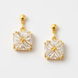 Baguette Star 18K Gold Plated Earring