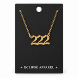 Angel Number Necklace 18K Gold-Plated