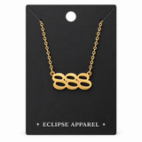 Angel Number Necklace 18K Gold-Plated