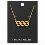 Angel Number Necklace 18K Gold-Plated