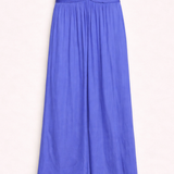 Royal Blue Twist Front Wide Leg Pants