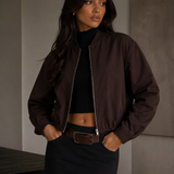 The Coven Zip-Up Dropped Shoulder Jacket