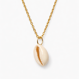 Natural Cowrie Shell Pendant Necklace