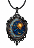 Looking Glass Rope Pendant Necklace