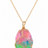 Mermaid Aura Crystal Necklace