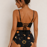 Celestial Heat High Waisted Swimset