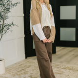 Corner of the Block Loose Knit Sweater