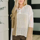 Corner of the Block Loose Knit Sweater