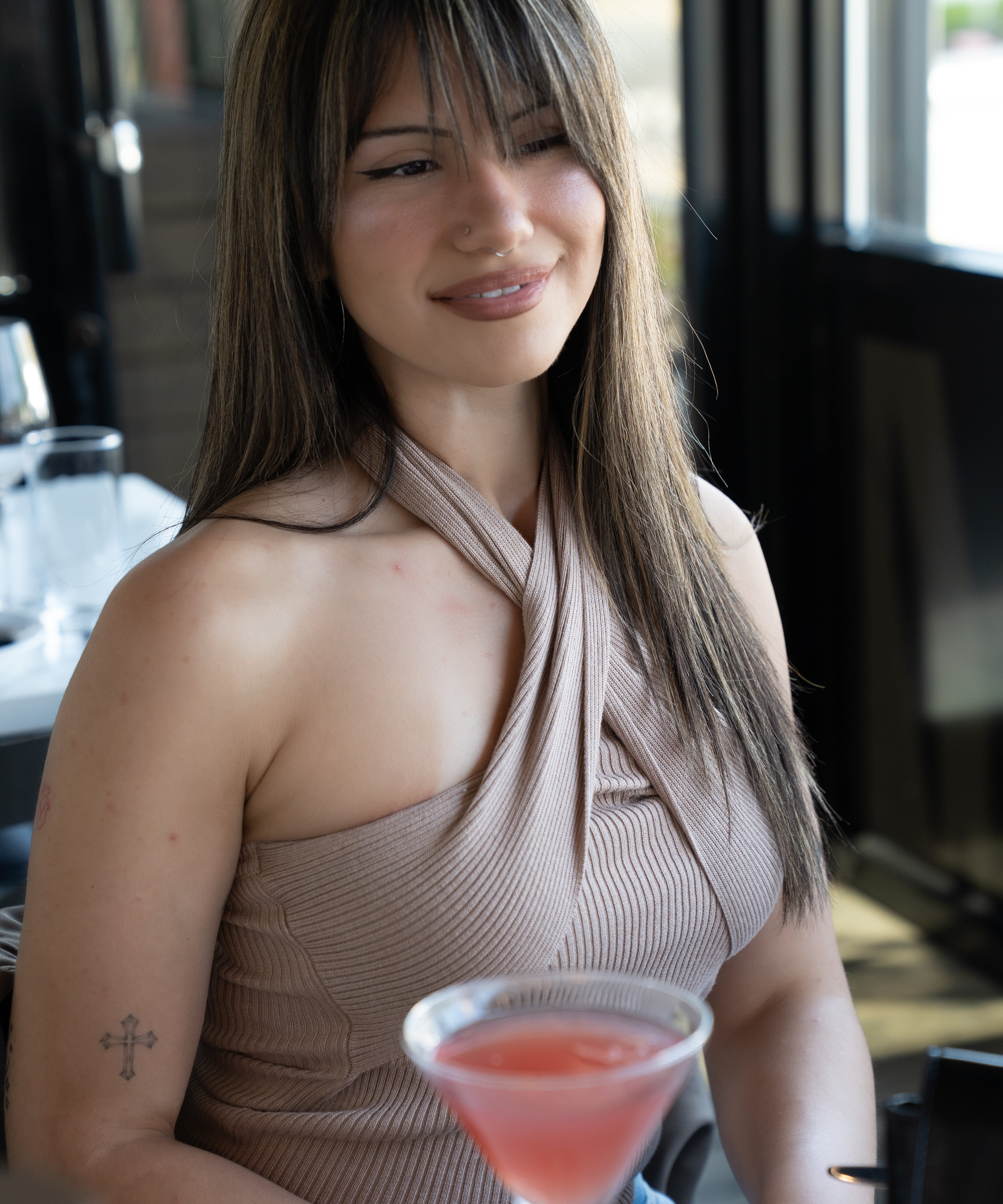 RIBBED HALTER